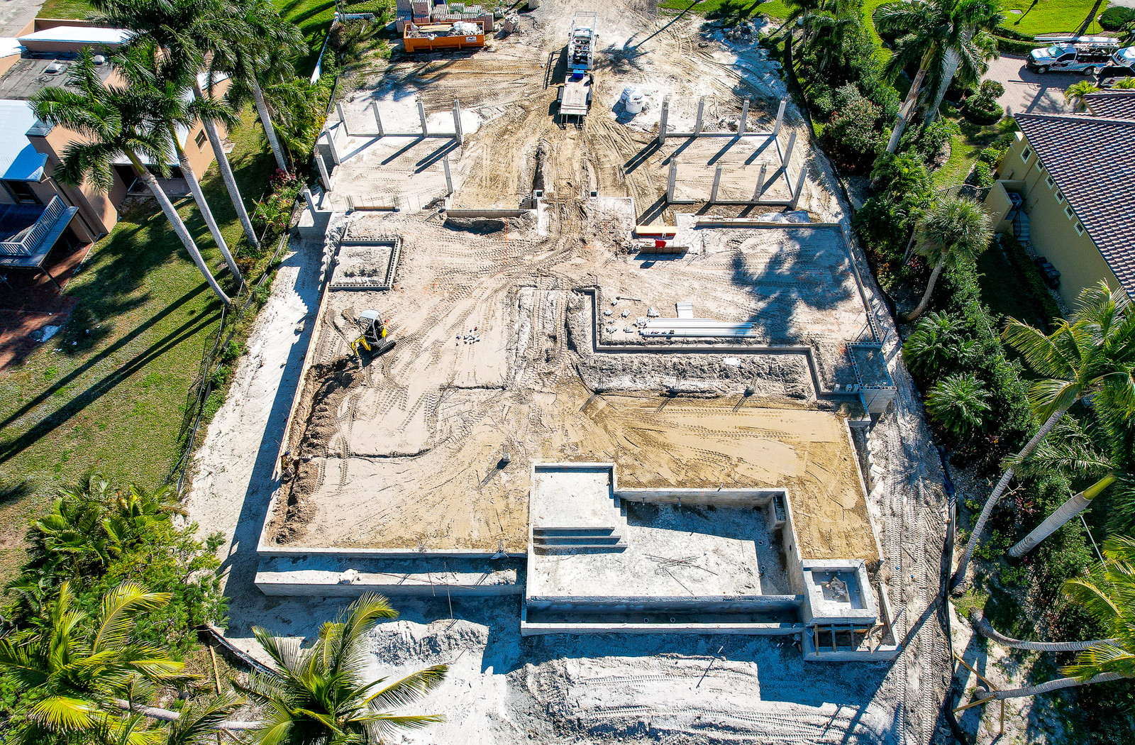 Southwest Florida construction site documented by drone