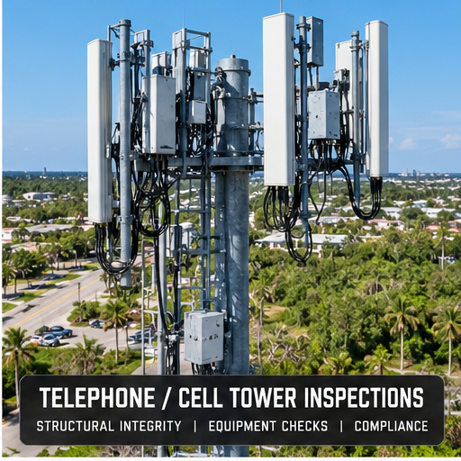 Telephone and cell tower inspections